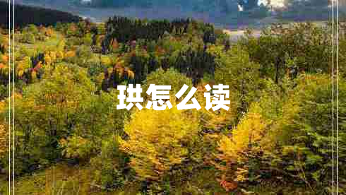 珙怎么读