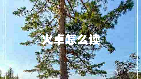火卓怎么读