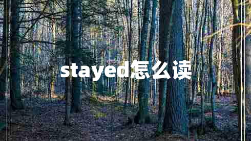 stayed怎么读