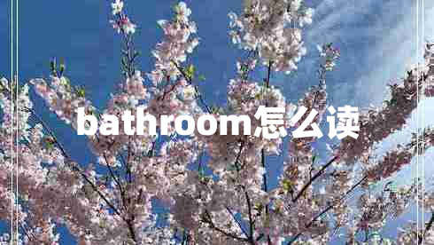 bathroom怎么读