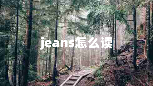 jeans怎么读