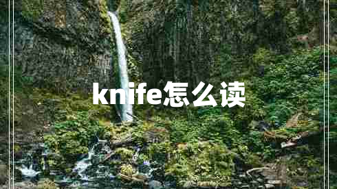 knife怎么读