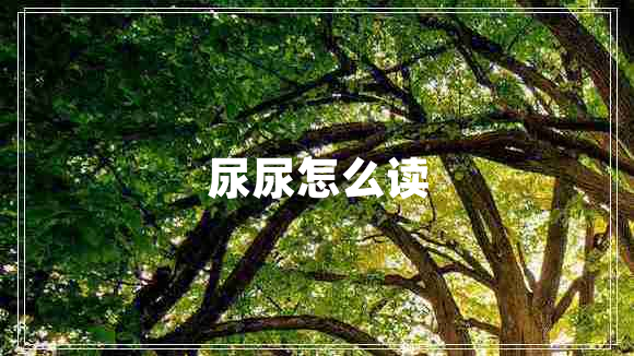 尿尿怎么读 尿尿怎么读