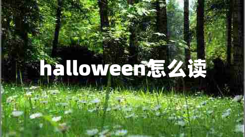 halloween怎么读