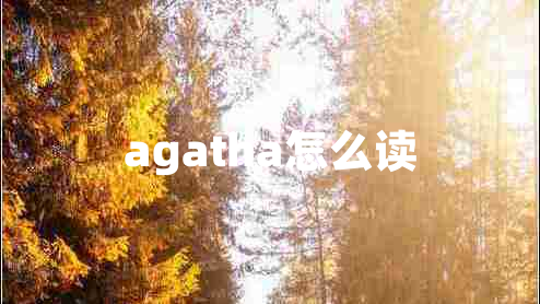 agatha怎么读