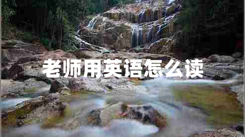 老师用英语怎么读