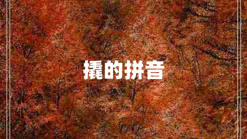 撬的拼音