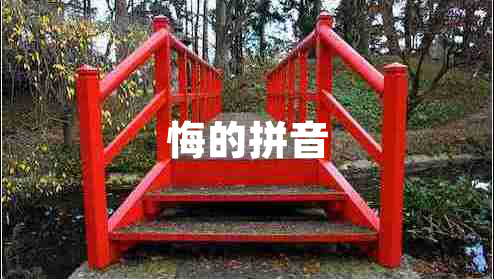 悔的拼音