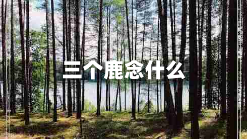 三个鹿念什么
