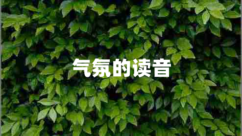 气氛的读音