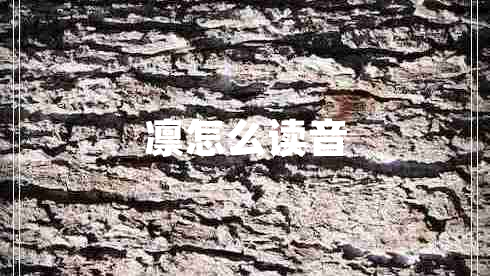 凛怎么读音