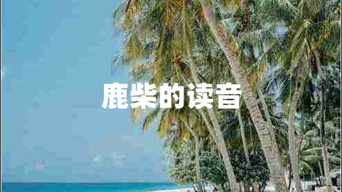 鹿柴的读音
