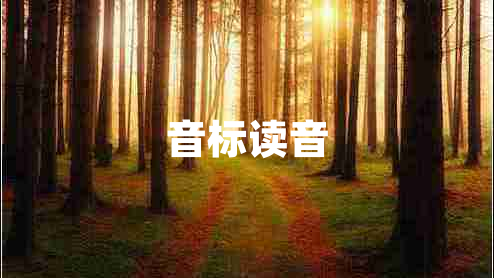 音标读音