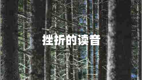 挫折的读音