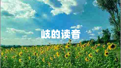 岐的读音