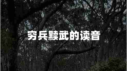 穷兵黩武的读音