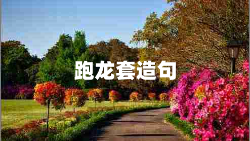 跑龙套造句
