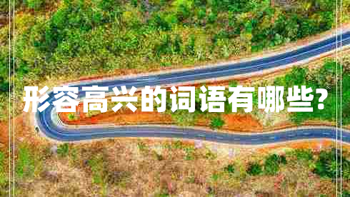 形容高兴的词语有哪些?
