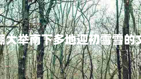 寒潮大举南下多地迎初雪雪的文案