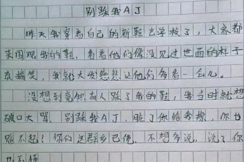轻声慢步进我校园作文