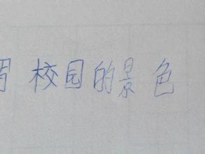 自己的校园350字左右作文
