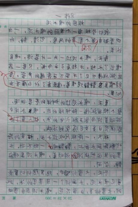 语文四级校园美景作文600字