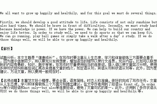 积极参与校园活动英语作文