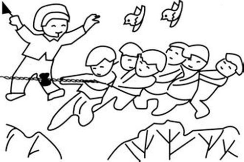 校园拔河比赛作文描写人物