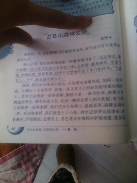 介绍校园中的一处景色作文