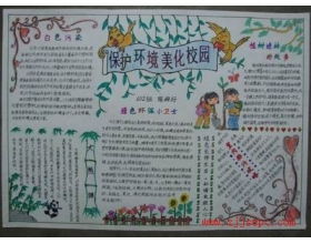 三级保护校园环境的作文怎么写