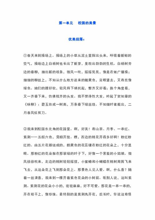 四级下册写校园的作文500字