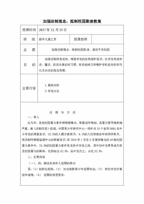 增强法律意识反对校园欺凌作文