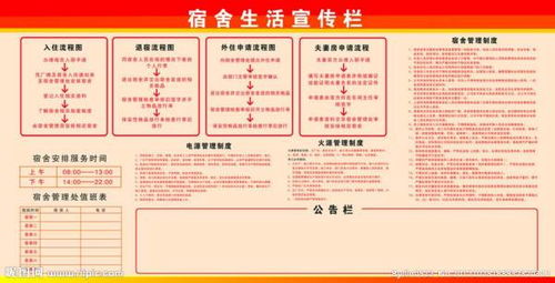 注意事项,宿舍,通知