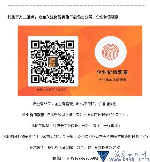 企业价值观察