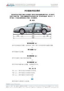 汽车基础知识术语