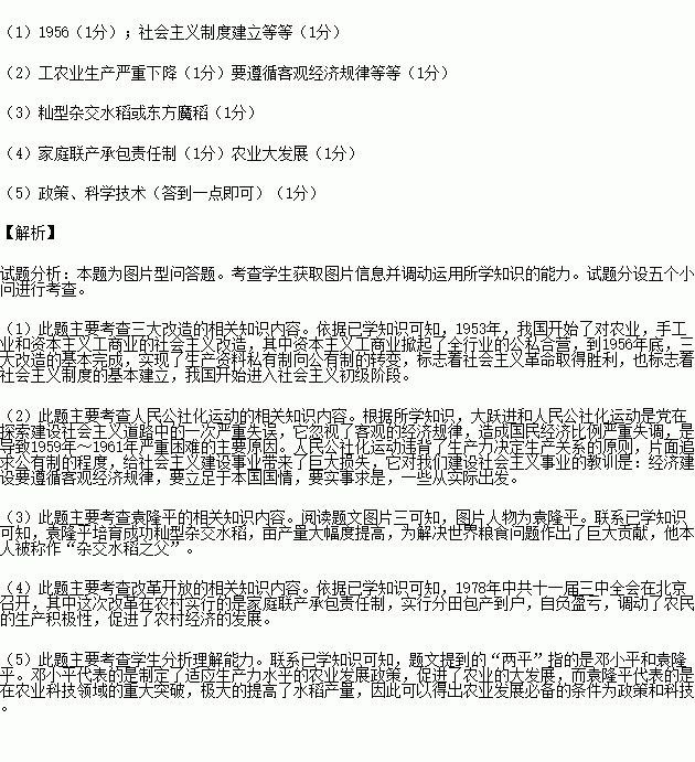 三农基础知识考题