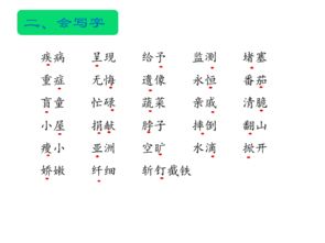 人教版四级下册语文基础知识多音字ppt