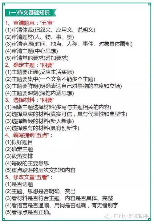 小学语文基础知识的方法