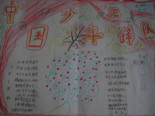 少先队员基础知识的手抄报