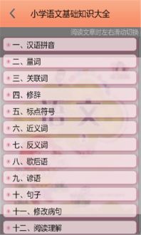 语文基础知识大全软件
