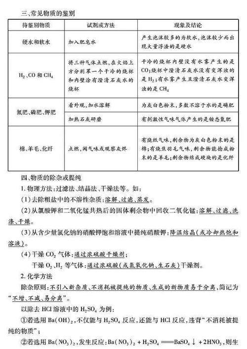 生化学,基础知识,小学