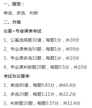 广东省公共基础知识分数比例