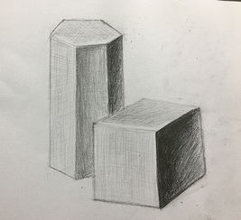 素描几何石膏体,素描几何石膏体教学,几何石膏素描