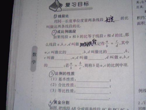 初中基础数学知识试题