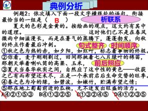 衔接,语句,基础知识,排序