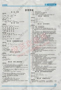 信息初中基础知识答案